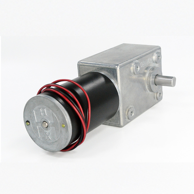 Totally Enclosed Motor Powerful DC 6-24V Geared Motor Reducer Worm Gear Motor Self-lock Low Speed ​​Motor